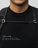 THE FRENCHIE CO - Anti-Theft Speed Backpack Full Leather - Black