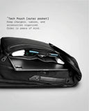 THE FRENCHIE CO - Work/Travel Speed Backpack Limited Edition - Titanium Black Suede