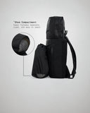 THE FRENCHIE CO - Anti-Theft Speed Backpack Full Leather - Black