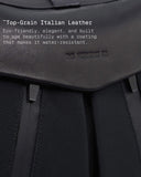 THE FRENCHIE CO - Anti-Theft Speed Backpack Full Leather - Black