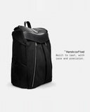 THE FRENCHIE CO - Titanium Anti-Theft Speed Backpack Limited Edition - Titanium Black Suede