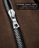 THE FRENCHIE CO - Anti-Theft Speed Backpack Limited Edition - Titanium Brown Suede