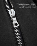 THE FRENCHIE CO - Anti-Theft Speed Backpack Limited Edition - Titanium Black Suede