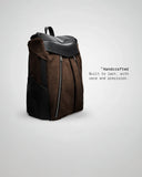 THE FRENCHIE CO - Anti-Theft Speed Backpack Limited Edition - Titanium Brown Suede