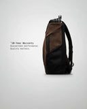 THE FRENCHIE CO - Anti-Theft Speed Backpack Limited Edition - Titanium Brown Suede