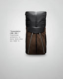 THE FRENCHIE CO - Anti-Theft Speed Backpack Limited Edition - Titanium Brown Suede