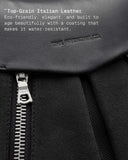 THE FRENCHIE CO - Anti-Theft Speed Backpack Limited Edition - Titanium Black Suede