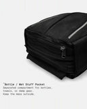THE FRENCHIE CO - Titanium Anti-Theft Speed Backpack Limited Edition - Titanium Black Suede
