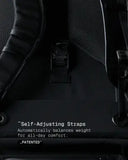 THE FRENCHIE CO - Titanium Anti-Theft Speed Backpack Limited Edition - Titanium Black Suede