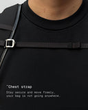 THE FRENCHIE CO - Titanium Anti-Theft Speed Backpack Limited Edition - Titanium Black Suede