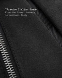 THE FRENCHIE CO - Titanium Anti-Theft Speed Backpack Limited Edition - Titanium Black Suede