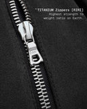 THE FRENCHIE CO - Titanium Anti-Theft Speed Backpack Limited Edition - Titanium Black Suede