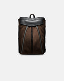 THE FRENCHIE CO - Titanium Anti-Theft Speed Backpack Limited Edition - Titanium Brown Suede
