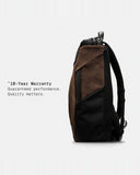 THE FRENCHIE CO - Titanium Anti-Theft Speed Backpack Limited Edition - Titanium Brown Suede