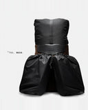 THE FRENCHIE CO - Titanium Anti-Theft Speed Backpack Limited Edition - Titanium Brown Suede