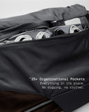 THE FRENCHIE CO - Titanium Anti-Theft Speed Backpack Limited Edition - Titanium Brown Suede