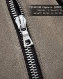 THE FRENCHIE CO - Anti-Theft Speed Backpack Limited Edition - Titanium Taupe Suede