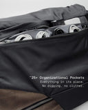 THE FRENCHIE CO - Anti-Theft Speed Backpack Limited Edition - Titanium Taupe Suede