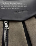 THE FRENCHIE CO - Anti-Theft Speed Backpack Limited Edition - Titanium Taupe Suede