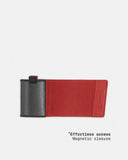 THE FRENCHIE CO - Carbon Speed Wallet Mini - Rouge-Noir