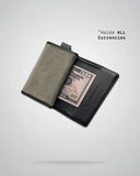THE FRENCHIE CO - Suede Speed Wallet - Taupe