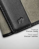 THE FRENCHIE CO - Suede Speed Wallet - Taupe