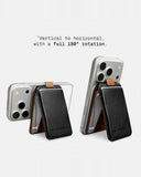 THE FRENCHIE CO - MagSafe Compatible Speed Wallet - Black-Tan