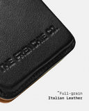 THE FRENCHIE CO - MagSafe Compatible Speed Wallet - Black-Tan