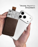 THE FRENCHIE CO - MagSafe Compatible Speed Wallet - Mocha-Tan