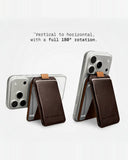 THE FRENCHIE CO - MagSafe Compatible Speed Wallet - Mocha-Tan