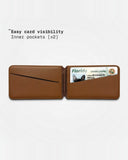 THE FRENCHIE CO - MagSafe Compatible Speed Wallet - Mocha-Tan