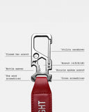Llavero multiherramienta THE FRENCHIE CO Remove Before Flight 2.0 rojo, las seis herramientas integradas