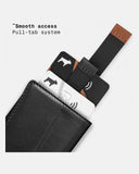 THE FRENCHIE CO - Speed Wallet Mini Black-Tan