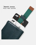 THE FRENCHIE CO - Speed Wallet Mini Green-Tan