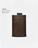 THE FRENCHIE CO - Suede Speed Wallet - Brown