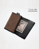 THE FRENCHIE CO - Suede Speed Wallet - Brown
