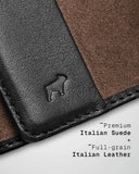THE FRENCHIE CO - Suede Speed Wallet - Brown