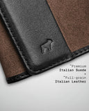 THE FRENCHIE CO - Suede Speed Wallet - Brown