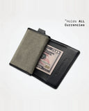 THE FRENCHIE CO - Suede Speed Wallet - Taupe