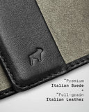 THE FRENCHIE CO - Suede Speed Wallet - Taupe
