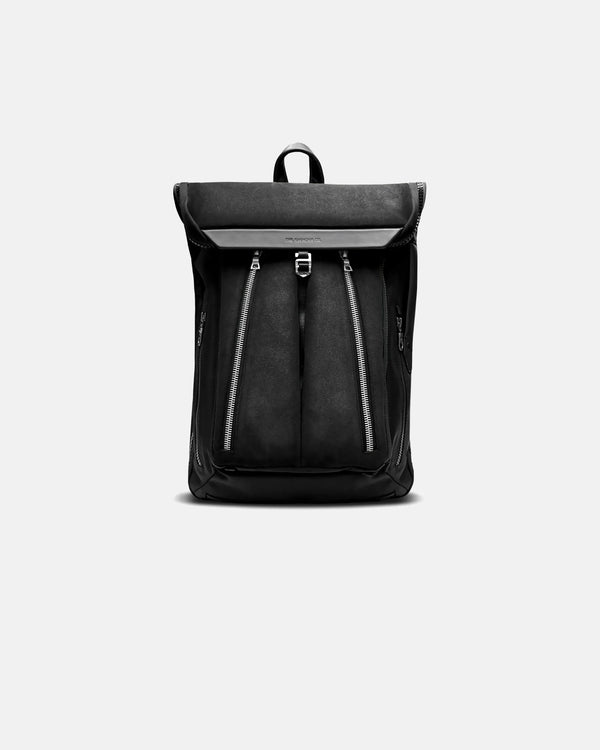 THE FRENCHIE CO - Titanium Work/Travel Speed Backpack Limited Edition - Titanium Black Suede