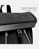 THE FRENCHIE CO - Work/Travel Speed Backpack Limited Edition Titanium Black Suede