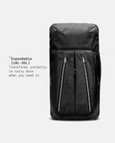 THE FRENCHIE CO - Work/Travel Speed Backpack Limited Edition Titanium Black Suede