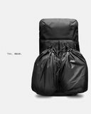 THE FRENCHIE CO - Work/Travel Speed Backpack Limited Edition Titanium Black Suede