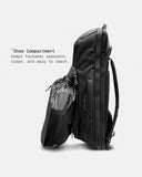 THE FRENCHIE CO - Work/Travel Speed Backpack Limited Edition Titanium Black Suede