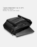 THE FRENCHIE CO - Work/Travel Speed Backpack Limited Edition Titanium Black Suede
