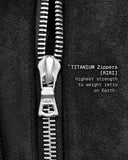 THE FRENCHIE CO - Work/Travel Speed Backpack Limited Edition Titanium Black Suede