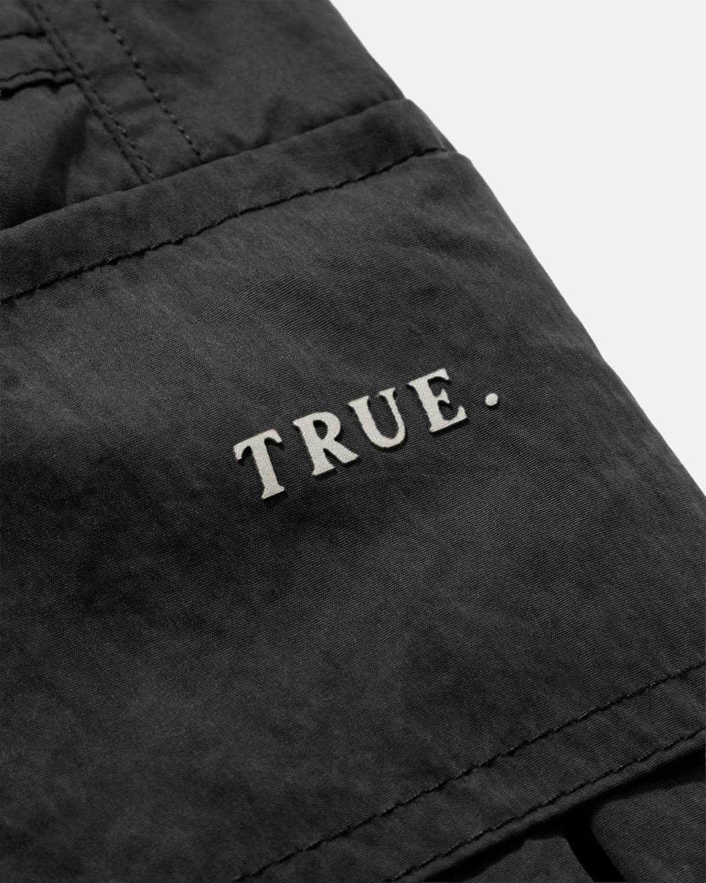 TRUE ACTIVE BAGGY CARGO PANTS - BLACK