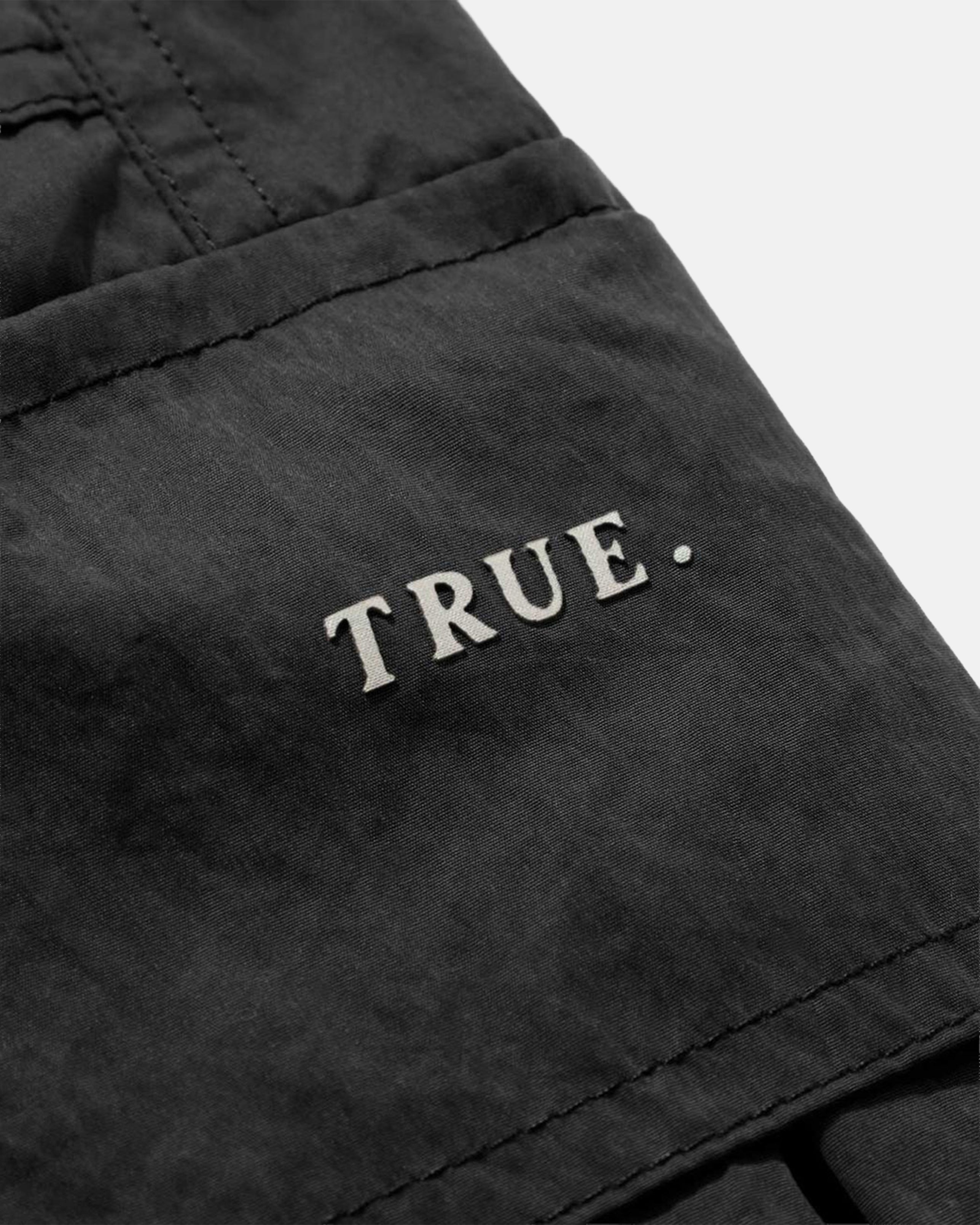 TRUE ACTIVE BAGGY CARGO PANTS - BLACK