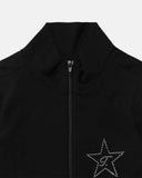 True Active Zip-Up Jacket - Black